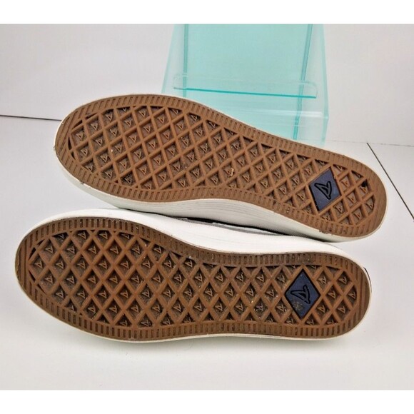 Sperry Women's Crest Vibe Triple Canvas Platform Sneakers Size 7 Grey - Picture 8 of 8